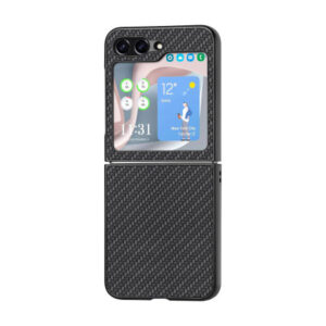 Olixar Carbon Fiber Case in Black – Appropriate with Samsung Galaxy Z Flip5